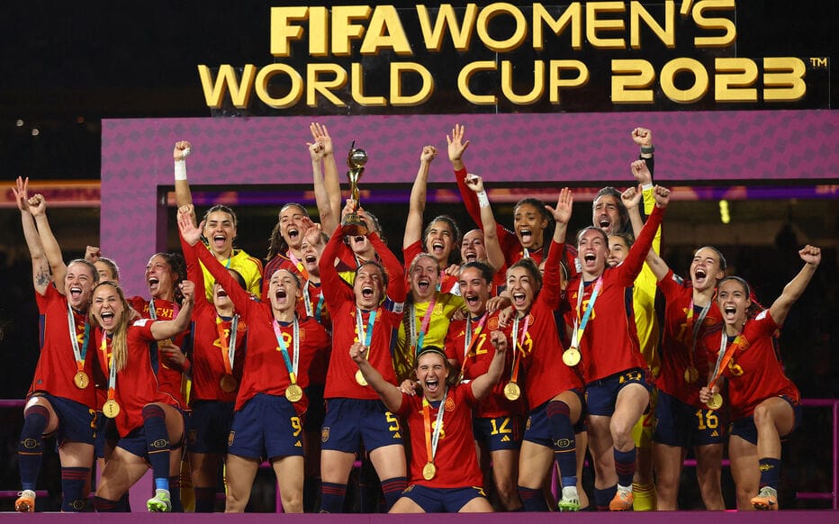 l'Espagne remporte sa première coupe du monde féminin face à l'Angleterre.